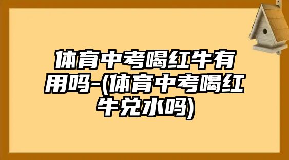 體育中考喝紅牛有用嗎-(體育中考喝紅牛兌水嗎)