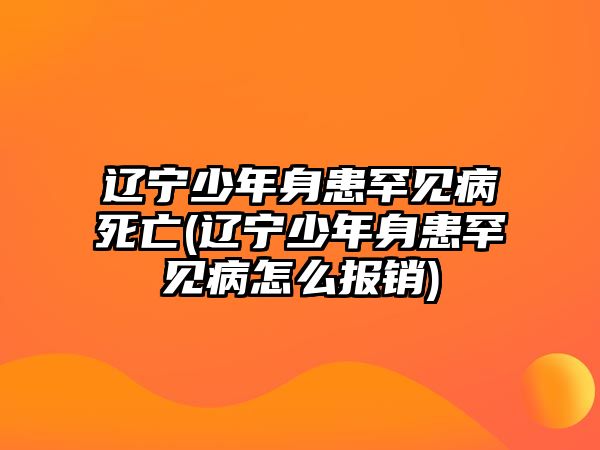 遼寧少年身患罕見病死亡(遼寧少年身患罕見病怎么報(bào)銷)