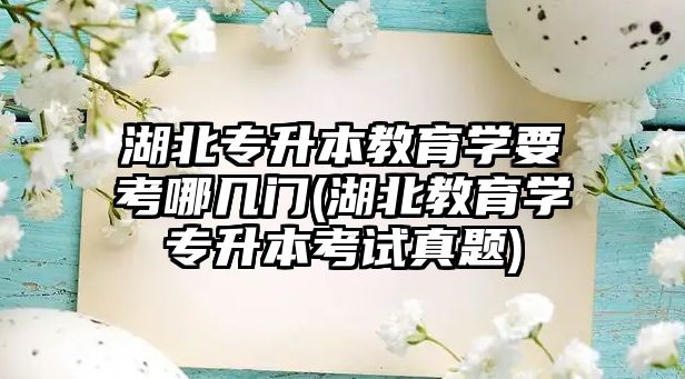 湖北專升本教育學(xué)要考哪幾門(湖北教育學(xué)專升本考試真題)