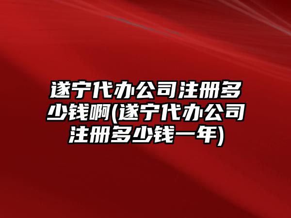 遂寧代辦公司注冊(cè)多少錢啊(遂寧代辦公司注冊(cè)多少錢一年)