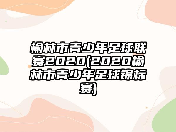 榆林市青少年足球聯(lián)賽2020(2020榆林市青少年足球錦標賽)