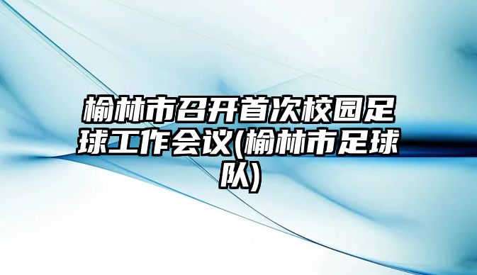 榆林市召開首次校園足球工作會議(榆林市足球隊)