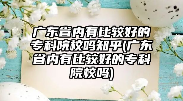 廣東省內(nèi)有比較好的?？圃盒嶂?廣東省內(nèi)有比較好的專科院校嗎)