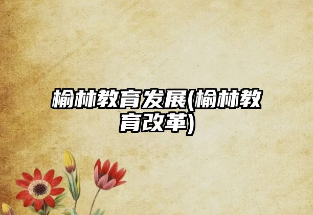 榆林教育發(fā)展(榆林教育改革)