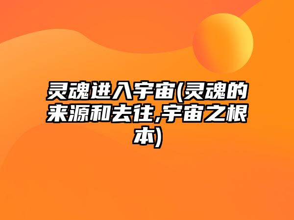 靈魂進(jìn)入宇宙(靈魂的來源和去往,宇宙之根本)