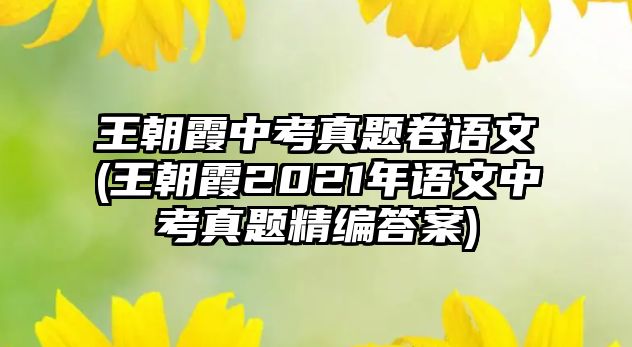 王朝霞中考真題卷語(yǔ)文(王朝霞2021年語(yǔ)文中考真題精編答案)